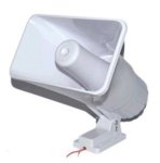 Alarm Siren 30W White Cone Shaped Horn