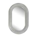Willow Wave Mirror - Grey