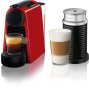 Nespresso Essenza MINI Aeroccino Bundle Red