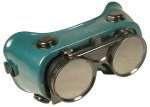 Gas Welding Goggle Flipfront Round Lenses - Green
