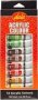 Dala Acrylic Paint Set 12 X 12ML Tubes Assorted Colours