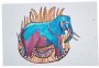 Elephant & Marula Greeting Card