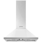Smeg KPF9 90CM Portofino Aesthetic Decorative Wall Hood – White