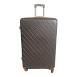 Smte 1 Piece Hard Outer Shell Luggage Premium Zt-brown 26 Cm With Keychain