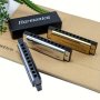 10 Hole Harmonica Mouth Organ Puzzle Musical Instrument Beginner Teaching Playing Gift Copper Core Resin Harmonica Eid Al-adha Mubarak