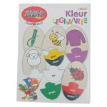 Wooden Puzzles Kleure 40PC