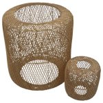 Rattan Drum Lampshade - Large