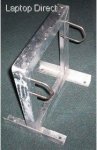 WB-SQ-400 - Square Wall Mount Brackets, 400mm Offset, 32-60mm, Two Clamp, Galvanised