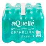 AQuelle Natural Sparkling Water 12 X 330ML