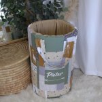 Washing Basket With Handles African Patchwork Buffalo Set