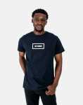 Box Print Navy T-Shirt - XXL Blue