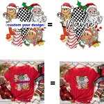 1PC Cool Creative Customized Heat Transfer Film Christmas Personalized Iron On Patch Washable Stamp Label Badge Logo For Clothin