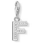 Cz Letter F Charm