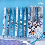 Mickey Mouse Erasable Gel Pen 1 Pack - Quick Dry 0.5MM Blue Ink Easy To Erase And Write - Ume Mickey Mouse Pen Cute