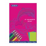 Marlin A4 Paper Pad 50 Sheets 80GSM Bright Assorted Pack Of 5