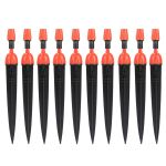 10PCS Adjustable Plastic 8 Outlets Garden Lawn Irrigation Nozzle Water Spra