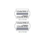 Meto 32-19 Price Labels White