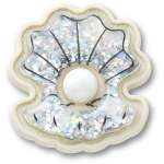 Squish Pearl Shell Jibbitz - Multi Osfa