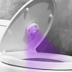 1PC Multifunctional Uv Toilet Disinfection Lamp Portable Toilet Deodorant Aromatherapy Machine Disinfection Purification Device