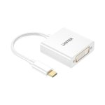UNITEK V1429A 15CM USB Type-c To Dvi Adapter - White V1429A01