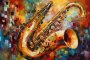Canvas Wall Art - Jazz Notes By Vibrant Expressions Abstract - A1687 - 120 X 80 Cm