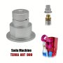 Soda Machine Terra Art Duo: Aluminum Quick Connect Adapter For Soda - No Electricity Required