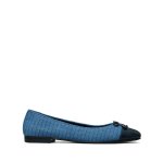 Cap-toe Quilted Ballet -dark Denim