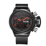 Megir 2002G Chronograph Watch - Black