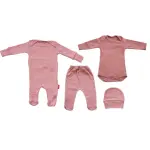 4 Piece B.pink 3-6 Months