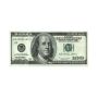 Us 100 Dollar Bill Framed Print - Plain