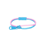 Zipper Bracelet - Blue pink