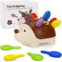 Toddlers Montessori Toys Educational Hedgehog Toys Baby Preschooler Fine Motor Skills Learning Toys Gifts For Toddlers Boys Girls