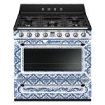 Smeg TR90DGME9 Cooker With Gas Hob Blu Mediterraneo