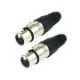 Female 3-PIN Xlr Silver Neutrik Connector