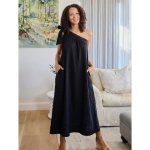 Alessia - Black One Shoulder Dress