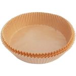 Zs - Disposable Paper Liner For Air Fryer - Brown 50 Piece - 100PCS