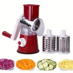 1PC Vegetable Slicer Multifunctional Fruit Slicer Tabletop Drum Grater Manual Food Grater Roller Vegetable Grater Cutter Potato 