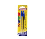Penflex Ballpoint Pen Medium Blue Carded 2