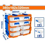 Wadfow Storage Tower Modular Set Clear 2PCE
