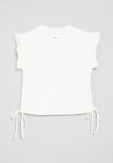 PoP Candy Side Tie Top-white