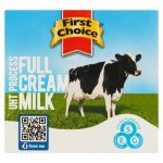 First Choice Full Cream Uht Milk 500ML