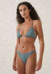 Cotton On Slider Triangle Bikini Top - Dusty Khaki