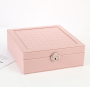 Beauticka Multi-purpose Jewellery Box With Large Mirror And 2 Trays - Pink