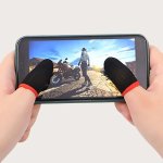 1PAIR Finger Sleeves For Gaming Thumb Sleeves Mobile Gaming Anti-sweat Breathable Seamless Touchscreen Mobile Game Controller Fi