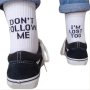 1/3/5 Pairs Autumn Winter Men Funny Humor Word Printed Socks Creative Hip Hop Street Skateboard Unisex Crew Happy Sock