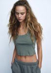 Short Vest Top - Green