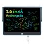 Rechargeable Lcd Writing Tablet For Kids 16 Inch Colorful Drawing Tablet Educational Toddler Drawing Pad Reusable Learning Toys For Kids Ages 3