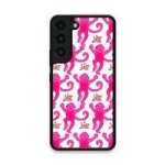 Custom Printed Tpu Cases - Samsung Galaxy S22 5G & 39 Pink Monkey& 39 By