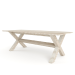 X-leg Table - Ashwood