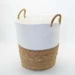 Two-tone Woven Basket - Large 33 X 25CM